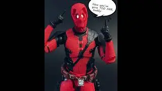 Deadpool's new home (ZD Toys Action Figure) by Framed Passions