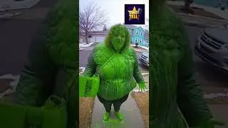 Instant Karma 💚💥 Green Paint Bomb Stops Porch Thief #funny