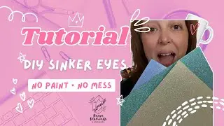 DIY Sinker Eyes — No Paint, No Mess  Easy Glitter