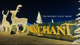Enchant Light Maze at Santa Anita Park | Holiday Light Experience 2025 ✨