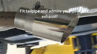 How to fit an EC approved Milltek Cat Back Exhaust to VW UP! TSI