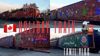 Holiday Train in Canada | Train Light Decorations | Once a year Train