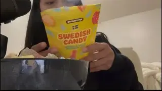 ASMR eating Swedish candy 🍬🍬🍬