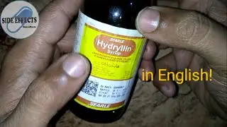 Hydryllin syrup dangerous sideeffects in English.Medicine💊or Poison?☣️☠️Must Watch!🔥💯#HydryllinSyrup
