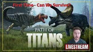 Can We Survive Our First Time in Path of Titans? 🦖 Spino Squad Co-Op
