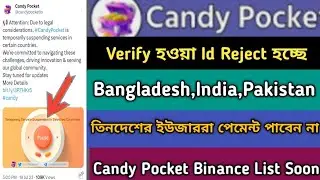 Candy Pocket Kyc Failed Problem Solved Offer 2023।Binance List Soon।Candy Pocket Update News,Stb