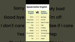 Normal English vs Native Speaker English 😲 | Sound More Natural in English!