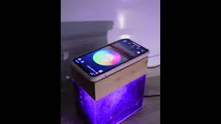 Epoxy Resin Night Lamp + Wireless Charger by Korchi.Store