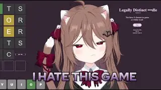 Plays horrific game of Wordle, blames it on chat