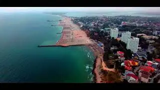 Stațiunea Eforie Nord  surprinsă din dronă  (video 4k)