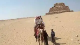 Passeio de camelo no Egito