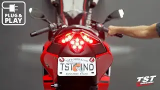 How To Install Plug-and-Play Strobe Brake Light Module on 2024+ Kawasaki Ninja 500 by TST Industries