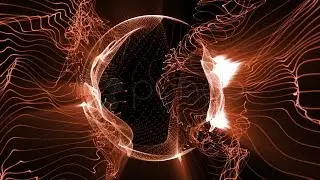 Abstract Futuristic Lines Color Full, Loopable. Stock Footage