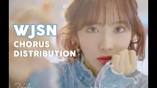 WJSN Cosmic Girls - Chorus Distribution (MoMoMo - La La Love)
