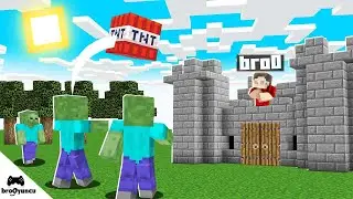 MİNECRAFT VS ZOMBİ KALESİ 🏰⚔️