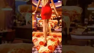 Which stairs would you take? AI ASMR #Satisfying #relaxingsound #pizza #hamburger #spaghetti
