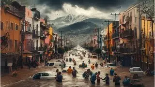 Major floods in Puebla, Mexico. life has stopped.