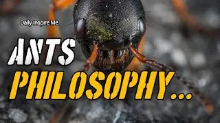 THE ANT PHILOSOPHY | #WisdomeOfAnts | #MindsetOfAnts - #Motivationalvideo - #Success