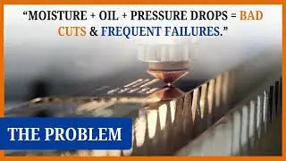 ARE YOUR LASER CUTTING MACHINES GIVING POOR OUTPUT? AIRGAIN COMPRESSOR