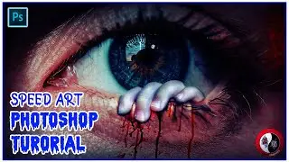 How to create Fingers in  Eye Manipulation | Photoshop Tutorial | ZaibyGraphics