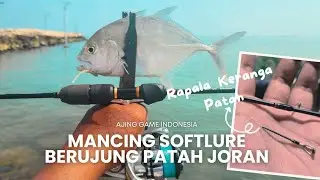 Mancing Pakai Umpan Softlure Sampai Joran Kesayangan Rapala Keranga Patah