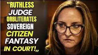 Delusional Karen Sovereign Citizen LOSES IT In Traffic Court&hellip; And The Judge DESTROYS The Defense