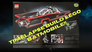 Timelapse! Batmobile Lego Build! Disney Springs Lego Store!