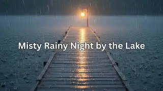 🌊 Misty Rainy Night by the Lake &ndash; Calm Ambience for Relaxation & Focus