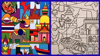 ATLAS Bey Eclipse ,Color art book for adults