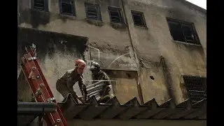 Firefighters rescue carnival workers from factory fire in Rio de Janeiro