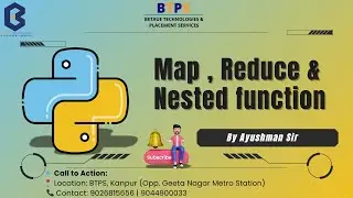 Map , Reduce & Nested function in python | #lec27