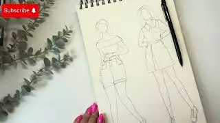 How to use tracing paper/ Fashion Illustration