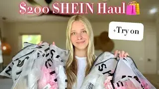 SHEIN Haul за 200 долларов + примерка🛍️💗Летние наряды☀️