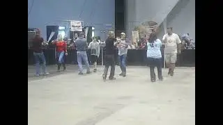 Nick Gillard teaching lightsaber combat at the Cincinnati Comic Expo (9-22-2012) 1 of 3