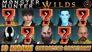 10 INSANE Monster Hunter Wilds Character Creations!