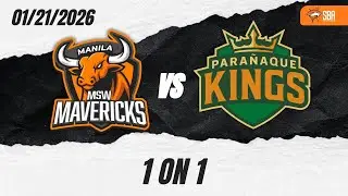 LIVE: MSW MAVERICKS vs. PARA&Ntilde;AQUE KINGS | SBA SEASON 2 | January 21, 2026