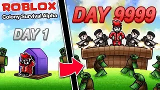 Roblox: Colony Survival Alpha 🧟 Build a LV.9999 zombie defense base!!!