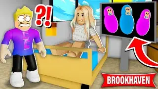 FREUNDIN bekommt DRILLINGE in Brookhaven! 😨 (Roblox Brookhaven 🏡RP | Story Deutsch)
