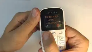 Alcatel OT 282 - How to reset - Como restablecer datos de fabrica