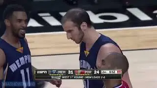 2015 NBA Playoffs Grizzlies vs Blazers - Full Series Highlights! (Games 1-5)