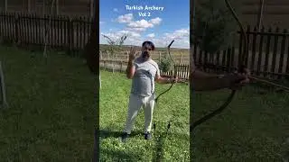 How to shoot with a thumb ring.#ottomanempire #archery #warbows #turkeytours #privatetours #culture