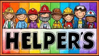 Helpers ABC 👷&zwj;♀️🚒 | Learn the Alphabet with Community Helpers | ABC Song for Kids