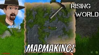 I'm A Map Maker! (& How to make Paper) Rising World Survival #5