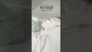 How to Fill the Gaps Between Roof & Wall Joint with PU Foam Spray