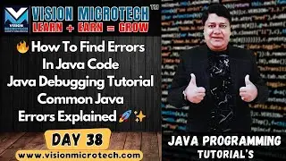 🔥 How To Find Errors In Java Code | Java Debugging Tutorial | Common Java Errors Explained 🚀 ✨