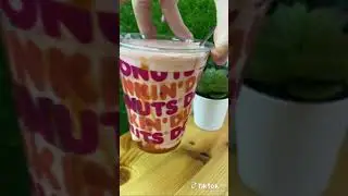 Donkins Charlie'Demilio Ice Coffee *but with slime 😳*