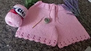 Short de crochê 🧶 ponto  alto relevo # encomenda finalizada 