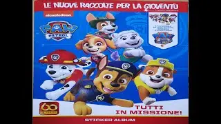 Panini 2021 COMPLETE Paw Patrol Tutti in Missione sticker album review.
