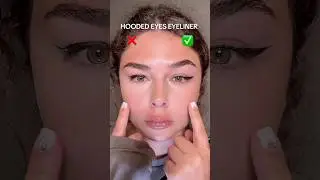Hooded eyes eyeliner ✅❌ #trending #beautytiips #makeuptips #makeuptutorial #fypシ #beautyhacks #fyp