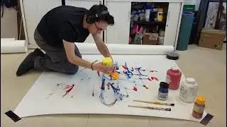 Painting to Music 1 by Billy O'Neill (2025)